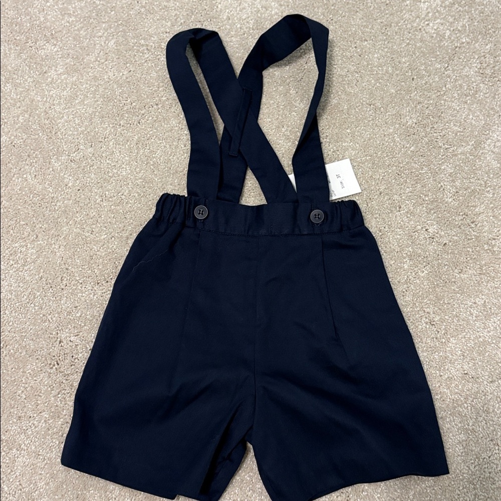 NWT Florence Eiseman White and Navy two piece set, 3T - Picture 6 of 8